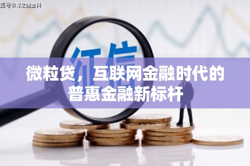 镇雄微粒贷，互联网金融时代的普惠金融新标杆