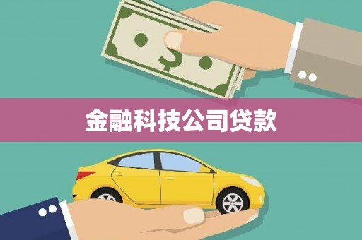 镇雄金融科技公司贷款