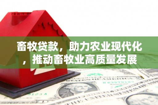 镇雄畜牧贷款，助力农业现代化，推动畜牧业高质量发展