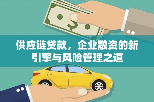 镇雄供应链贷款，企业融资的新引擎与风险管理之道