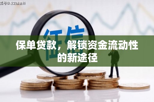 镇雄保单贷款，解锁资金流动性的新途径
