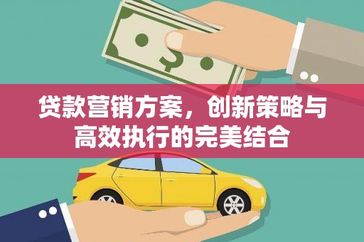 镇雄贷款营销方案，创新策略与高效执行的完美结合