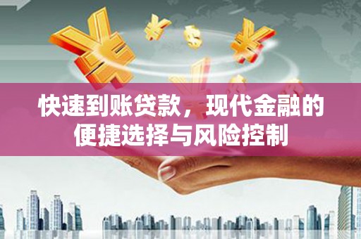 镇雄快速到账贷款，现代金融的便捷选择与风险控制