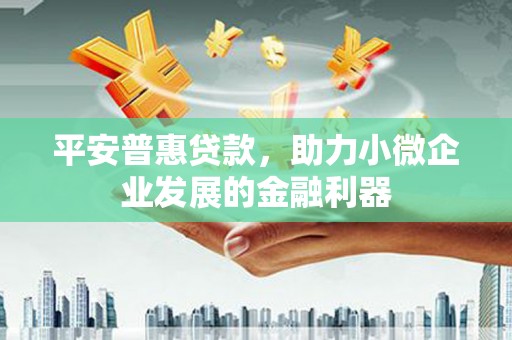 镇雄平安普惠贷款，助力小微企业发展的金融利器