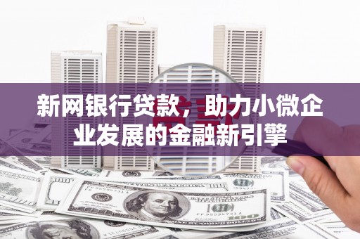镇雄新网银行贷款，助力小微企业发展的金融新引擎