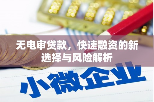 镇雄无电审贷款，快速融资的新选择与风险解析