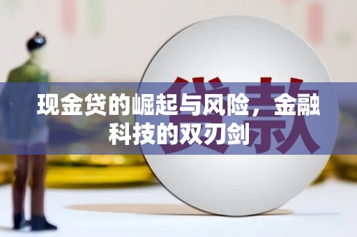 镇雄现金贷的崛起与风险，金融科技的双刃剑