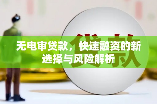 镇雄无电审贷款，快速融资的新选择与风险解析