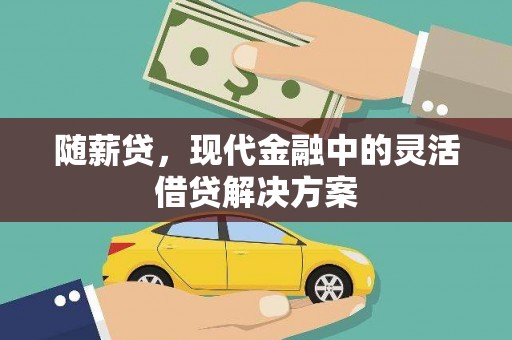 镇雄随薪贷，现代金融中的灵活借贷解决方案