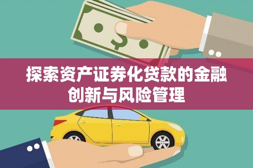 镇雄探索资产证券化贷款的金融创新与风险管理