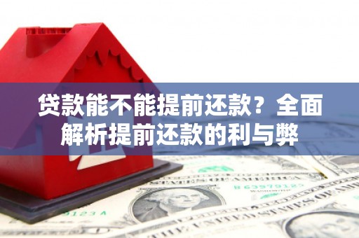 镇雄贷款能不能提前还款？全面解析提前还款的利与弊