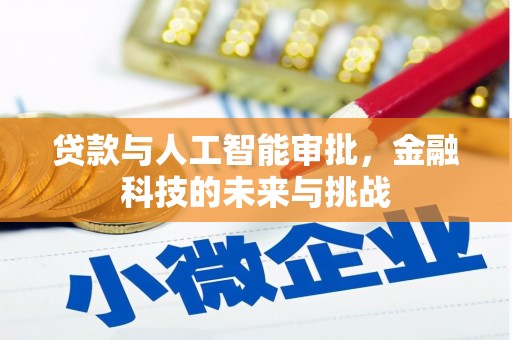 镇雄贷款与人工智能审批，金融科技的未来与挑战