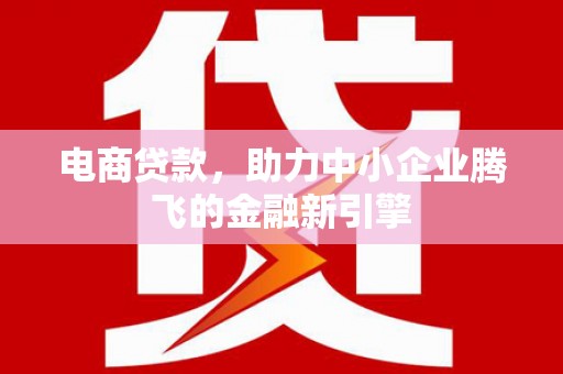 镇雄电商贷款，助力中小企业腾飞的金融新引擎