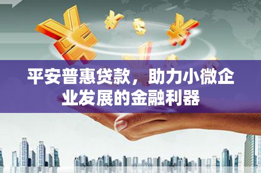 镇雄平安普惠贷款，助力小微企业发展的金融利器