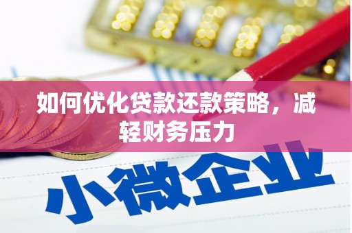 镇雄如何优化贷款还款策略，减轻财务压力