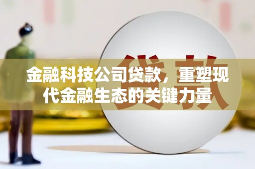 镇雄金融科技公司贷款，重塑现代金融生态的关键力量