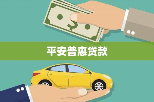 镇雄平安普惠贷款