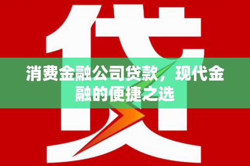 镇雄消费金融公司贷款，现代金融的便捷之选