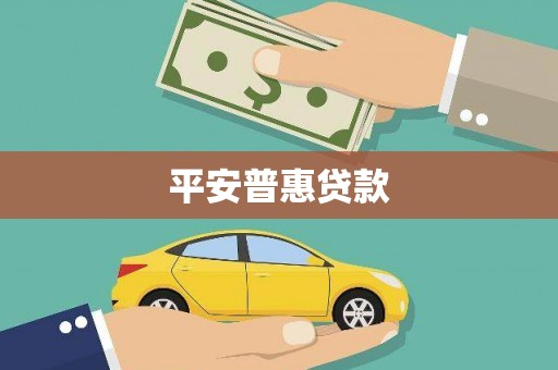 镇雄平安普惠贷款