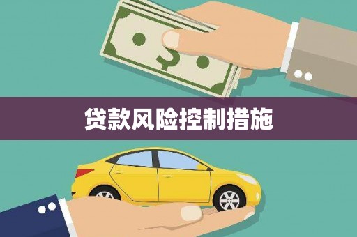 镇雄贷款风险控制措施