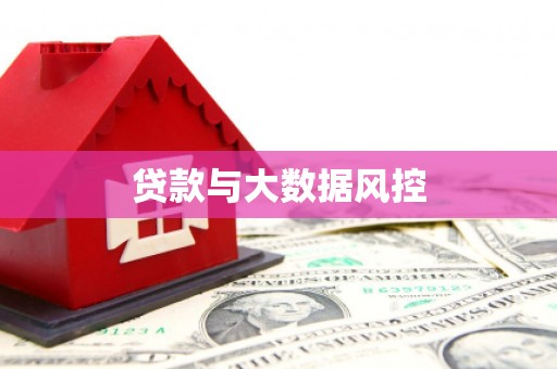 镇雄贷款与大数据风控