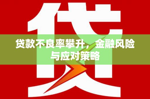 镇雄贷款不良率攀升，金融风险与应对策略